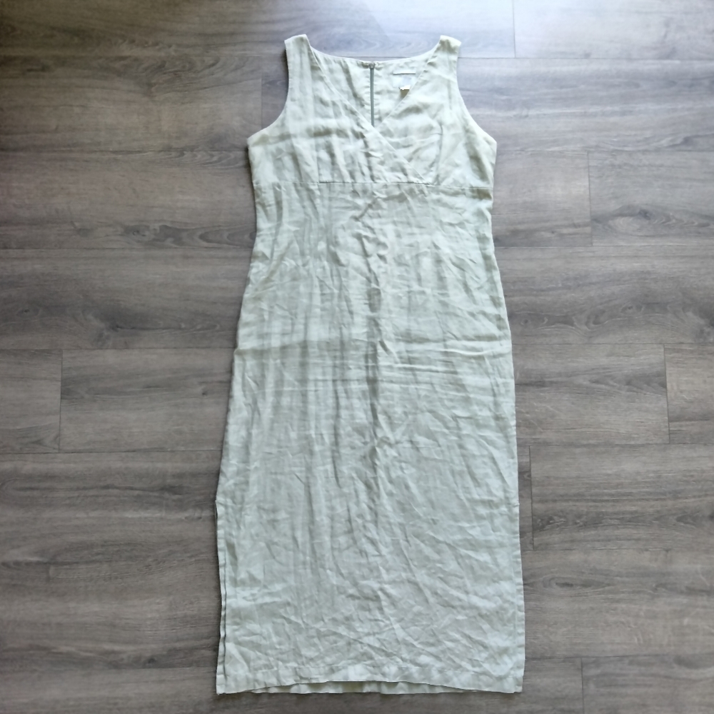 Old Navy Tan Olive Maxi Dress - Picture 2 of 12